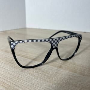 Vintage Laura Biagiotti Oxsol-Italy P-21172 L Sunglasses Frames Only Black